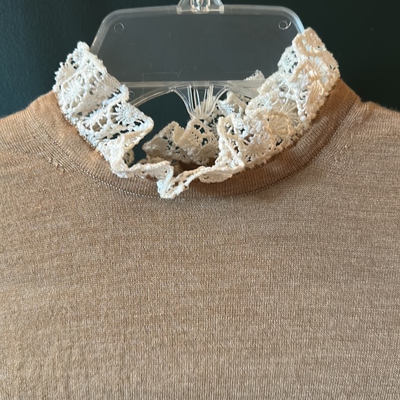 JCrew Ruffle Neck Sweater - Picture 2 of 6